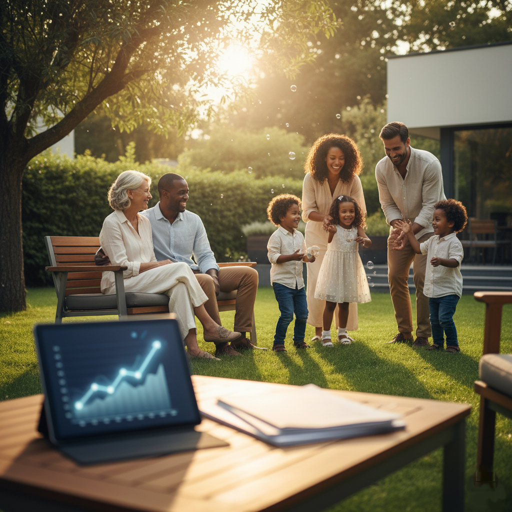 Diverse business professionals collaborating on strategic growth initiatives